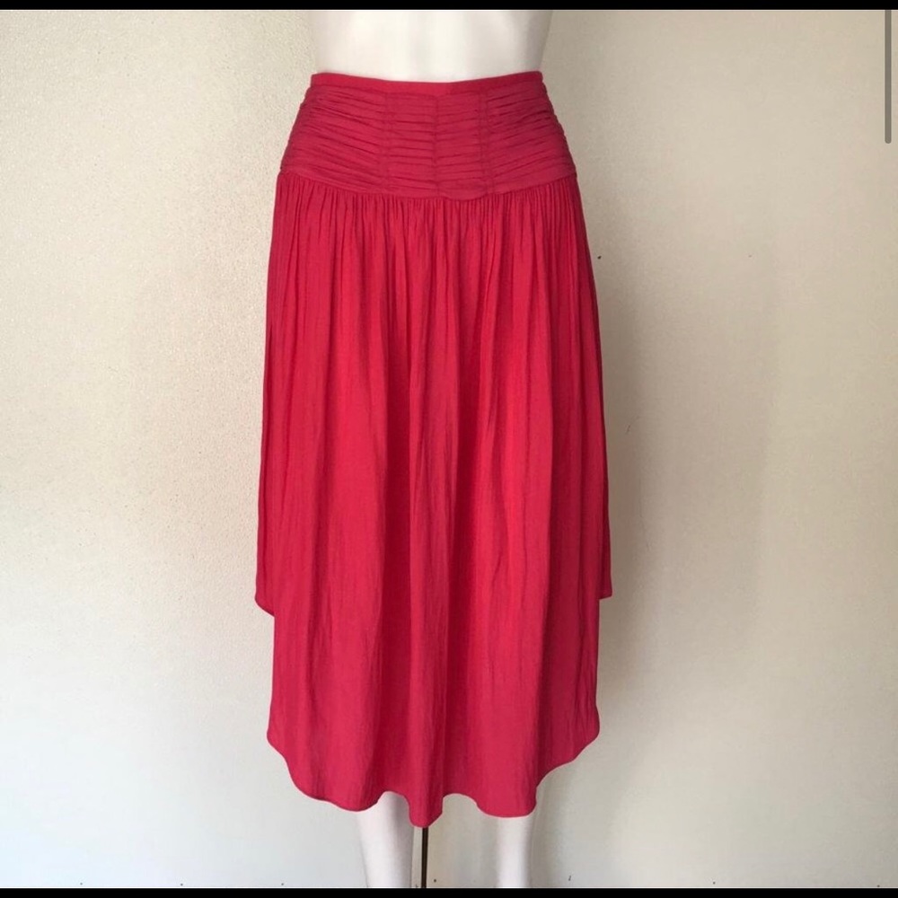 Ramy Brook Midi Skirt Size 4 pink